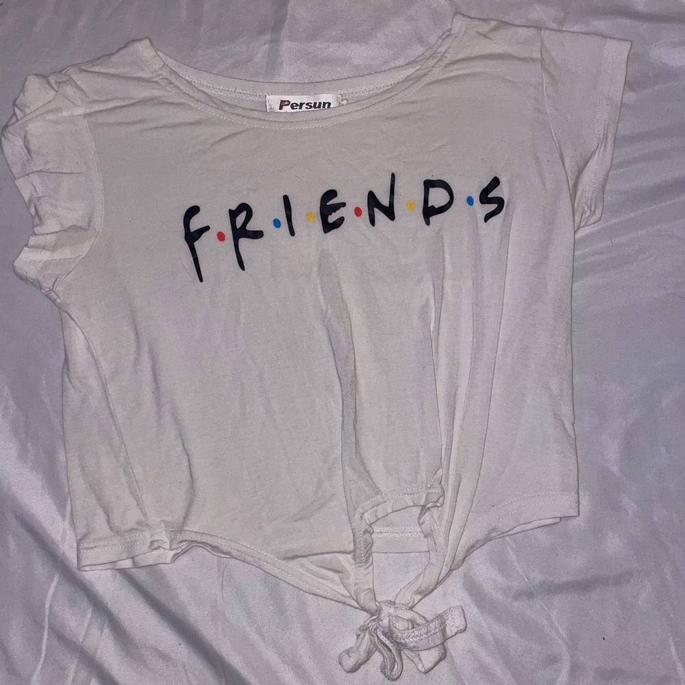 Tied Friends white shirt